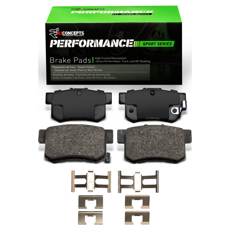 Honda S2000 Brake Pads - Rear - R1 Concepts - Performance Sport - `00-`13